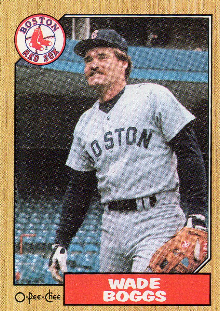 Wade Boggs Collection, 30-Year Old Cardboard